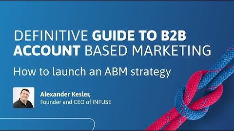 How to Launch ABM Strategies | Definitive Guide to B2B Account Based Marketing