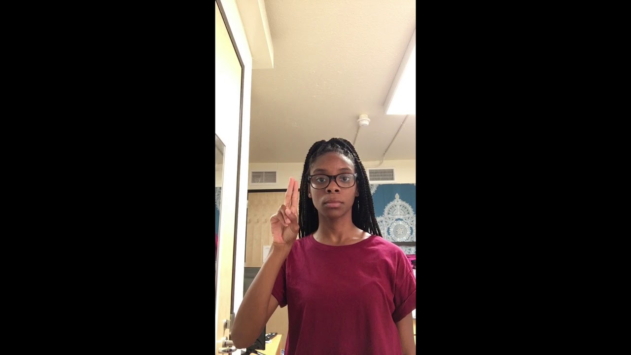 ASL Productive Exam 1 - YouTube