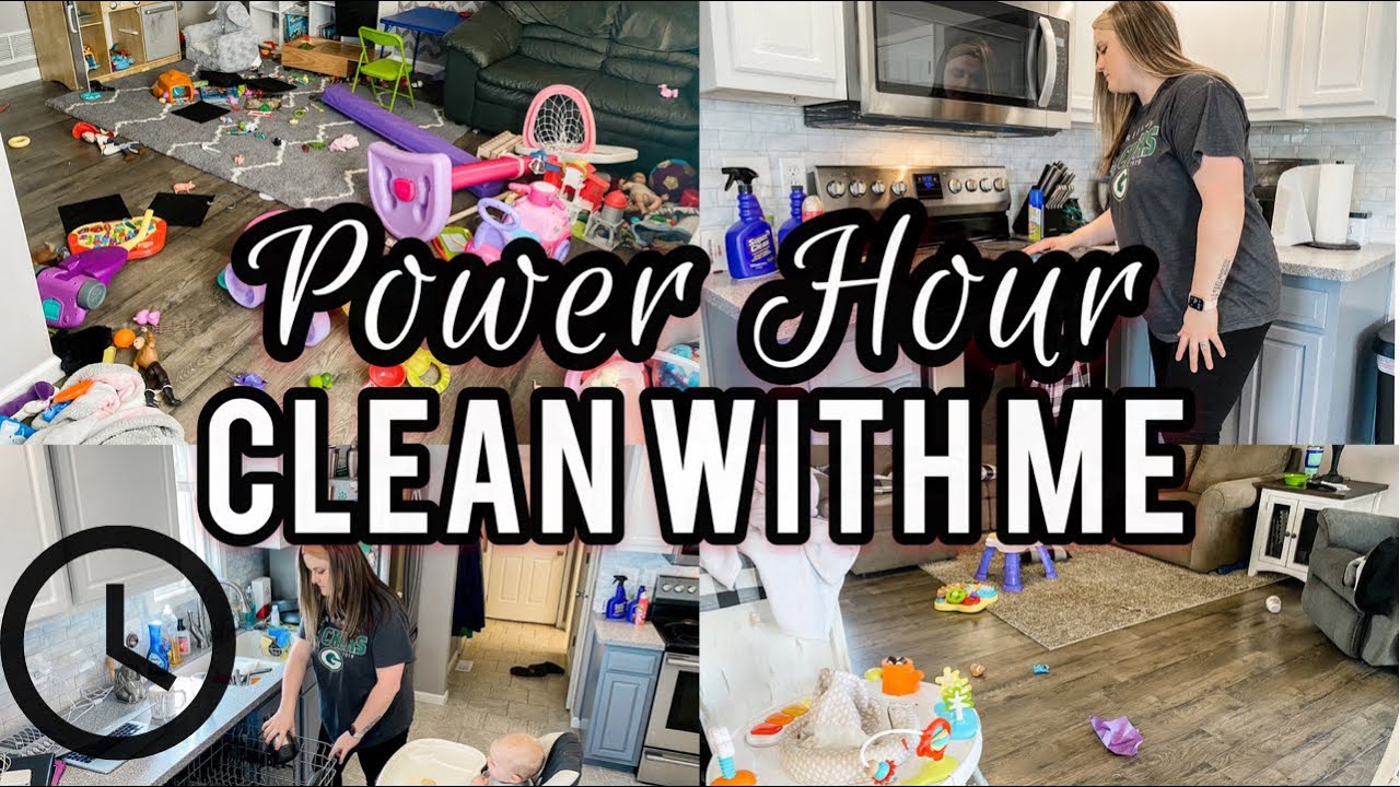 POWER HOUR CLEAN WITH ME 2021 | EXTREME CLEANING MOTIVATION | DEEP ...