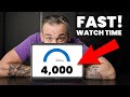 CAN'T GET MORE WATCH TIME on YouTube? TRY THIS!