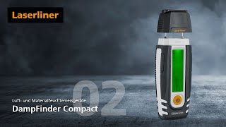 Luft- und Materialfeuchtemessgeräte - Laserliner - DampFinder Compact - 082.015A