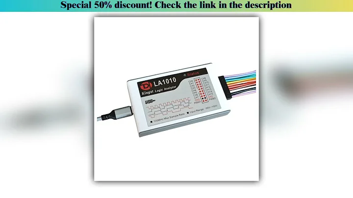 Get New Kingst LA1010 16CH USB Logic Analyzer MCU ARM FPGA Debug Tool English software•••••••••••••