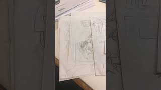 Starting illustration sketches for my new book - GENERATION MOON
