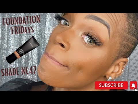 GRWM & MAC PRO-LONGWEAR WATERPROOF FOUNDATION IN NC47