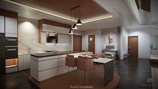 Modern Luxury Apartment Interior | Unreal Engine 5 Architectural Walkthrough | Midspace Z