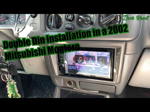 Double Din Installation in a 2002 Mitsubishi Montero