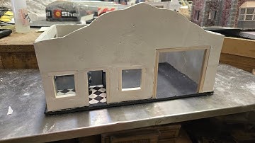 Plaster Paris Scratch Build Garage  Part 2