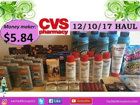 CVS 12/10/17 – 12/16/17 (ALL FREE & Moneymaker from $300 worth)