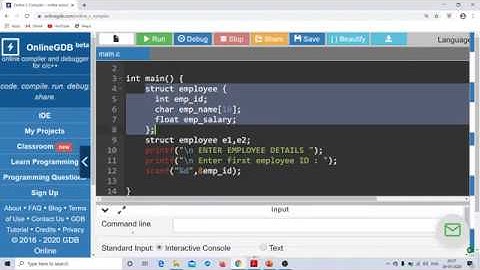 C PROGRAMMING - STRUCTURES - PART 1
