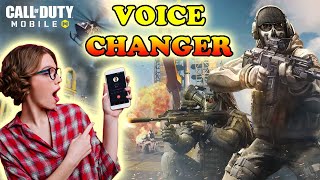 كيفية استخدام تطبيق تغيير الصوت في لعبة Call of Duty Mobile وتطبيق Messenger | تطبيق تغيير الصوت ... screenshot 2
