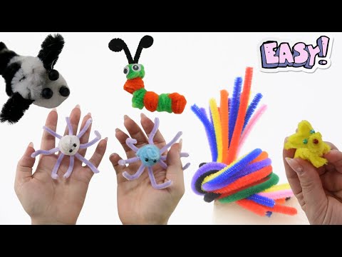 Diy animais fofos com limpador de cachimbo - Amazinh animals with Pipe Cleaner