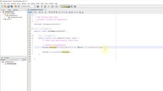 Java Tutorial 10 - String Data Type