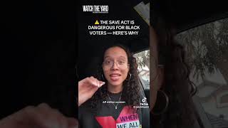 The Save Act #blackhistory #vote #trump