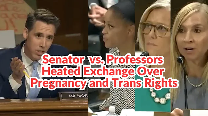 Senator Hawley vs. Berkeley Law Professor: Heated Exchange Over Pregnancy and Trans Rights