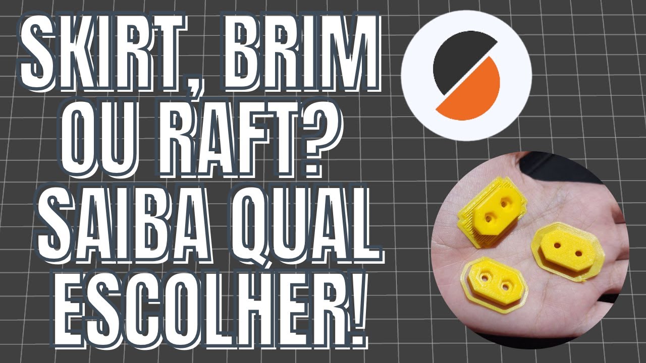 O Que é Skirt, Brim e Raft e Como Configurar no PrusaSlicer - YouTube