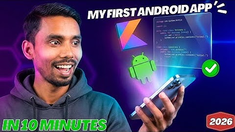 Create First Android App in Android Studio using Kotlin (2026) 🔥