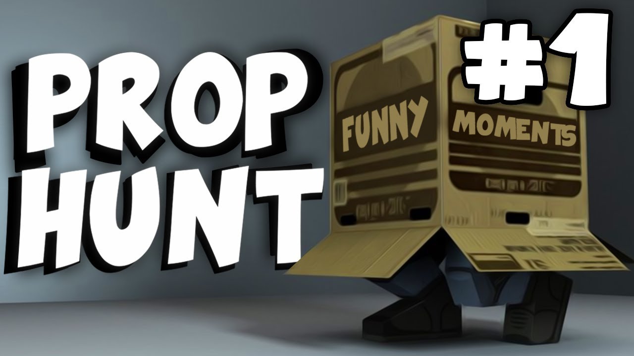 Pewdiepie - 蓋瑞模組Prop Hunt有趣時刻＃１（Prop Hunt Garry's Mod Funny Moments Montage #1）