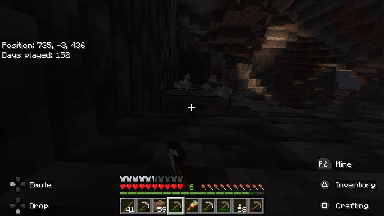 Minecraft caving gameplay - YouTube