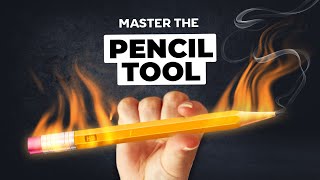 adobe illustrator pencil tool tutorial!