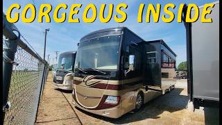 HIGH END LIVABLE CLASS-A RV WITH FULL LIVING ROOM AND KING BED!
