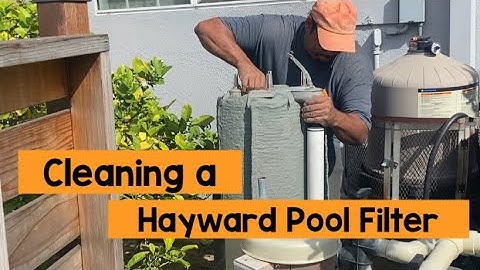 Cleaning a Hayward DE6020 Pool Filter