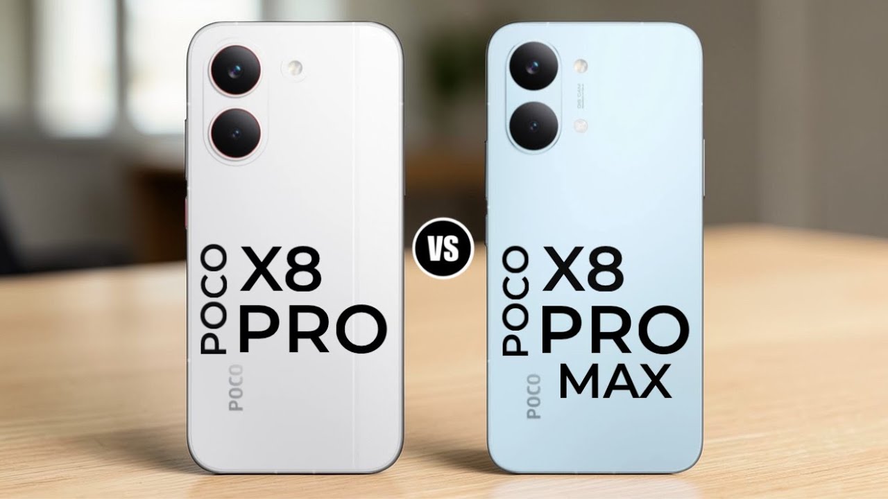 Poco X8 Pro 5G vs Poco X8 Pro Max 5G