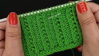 बहुत ही खुबसूरत पैटर्न/Very Easy Knitting Pattern For Ladies Sweater/Gents Sweater/बुनाई डिजाईन ?