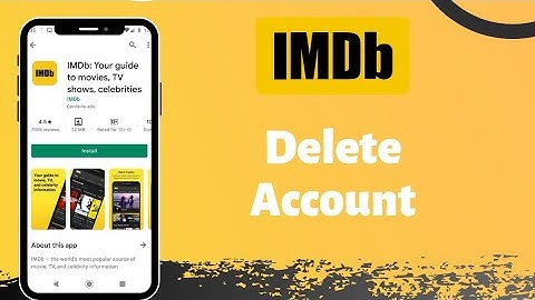 How to Delete your IMDb Account | Permanently | IMDb.com