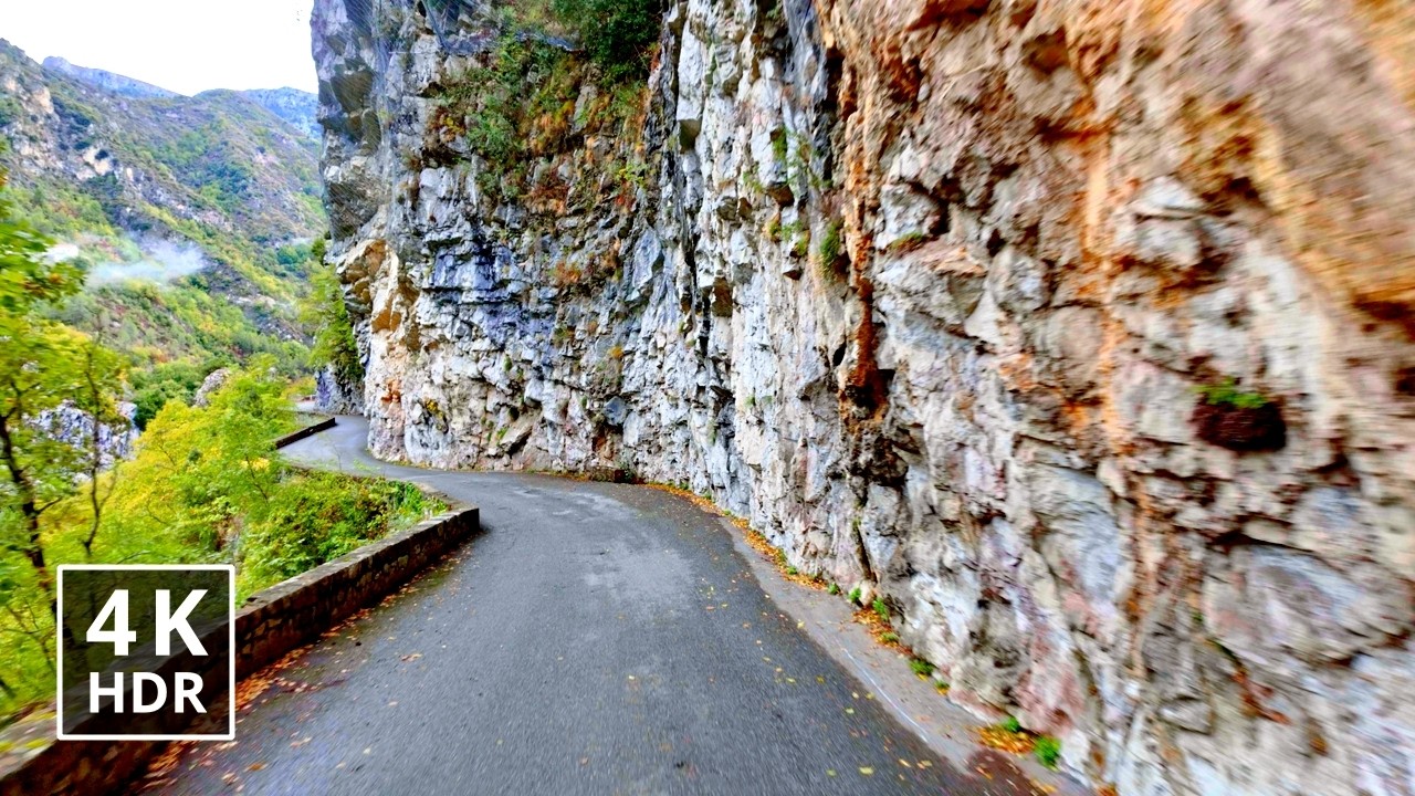 Route de Duranus | 4K HDR | Исследование долины Везубье во французских Альпах