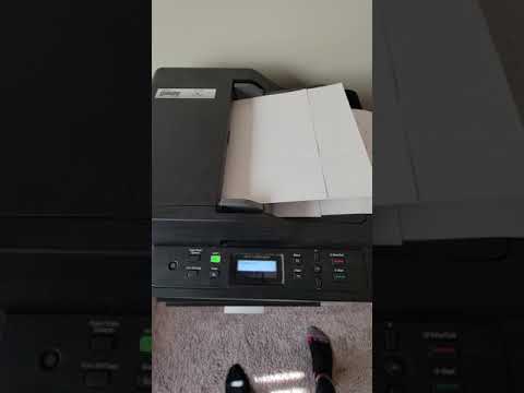 How to scan multiple pages into feeder on Brother DCP-L2550DW