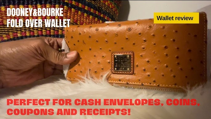 Dooney & Bourke Ostrich Foldover Wallet