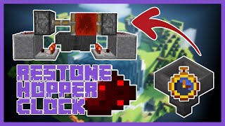 Redstone Hopper Clock in Minecraft + 1.16.5