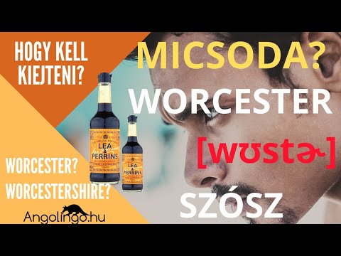 Videó: Mire Szolgál A Worcester Szósz?