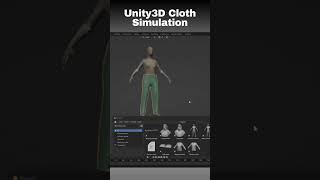 Unity3D Cloth Simulation in Blender #unity #augmentedreality #virtualstore #virtualtryon Wealth