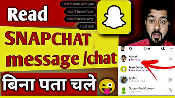 how to read snapchat messages without opening  2022 | how to read snapchat chat without opening