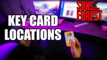 Sons Of The Forest Locations Of The Key Cards #keycard #location #howto #axe #crossbow #sotfs #sotf