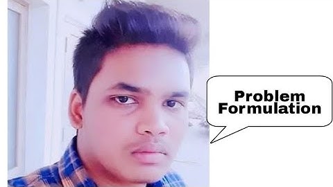 Problem Formulation (OPTIMAL CONTROL THEORY)