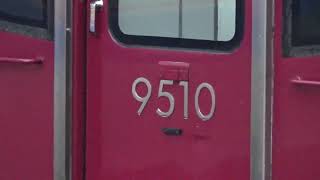 【西鉄電車】西鉄9000形 9510-9110/9504-9104（６両 特急）西鉄二日市駅（20211224）