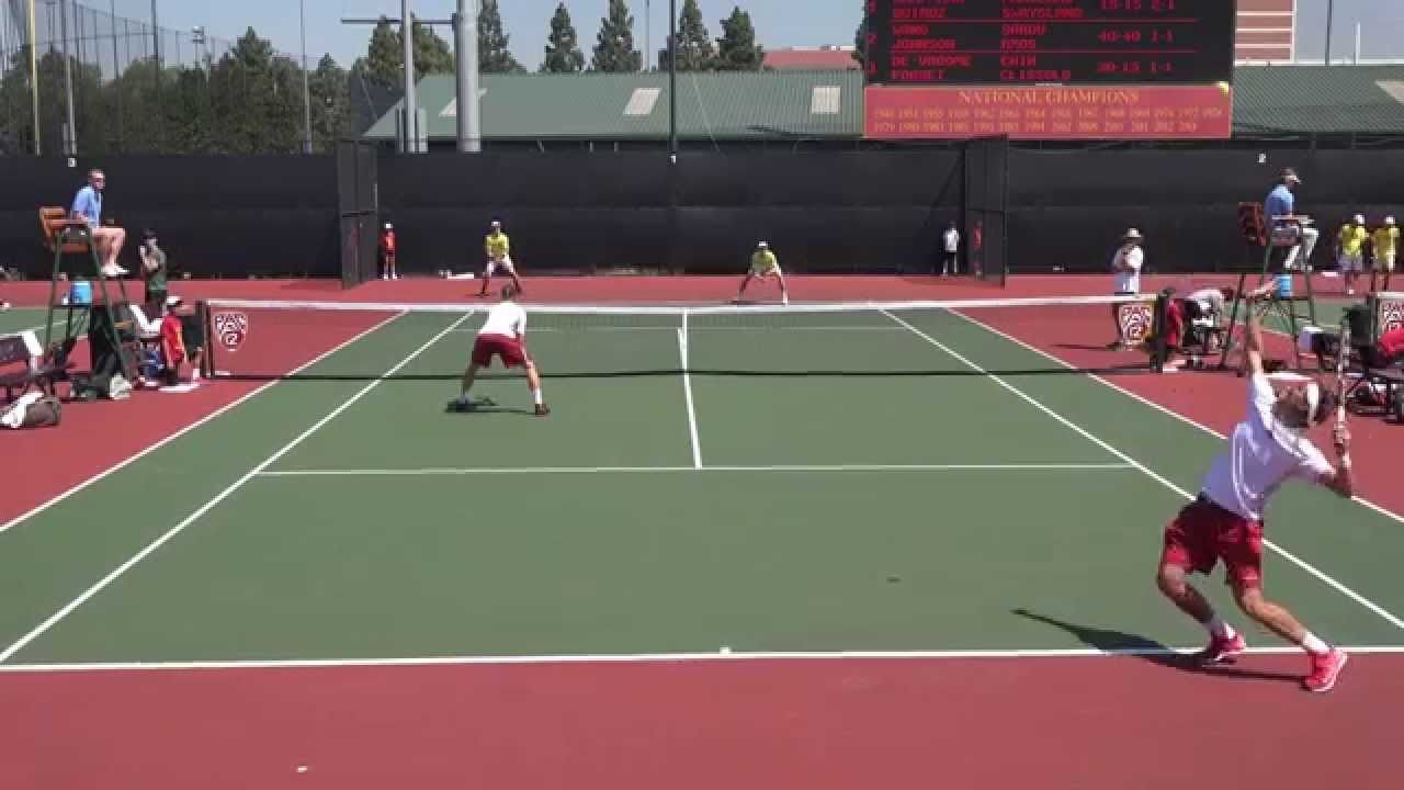 03 29 2015 USC VS Oregon 1 men's doubles 4K YouTube