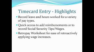 Famous General Payroll Features Profile