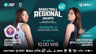 UG vs BINUS - Group F - Campus League Basketball Regional Jakarta Putri