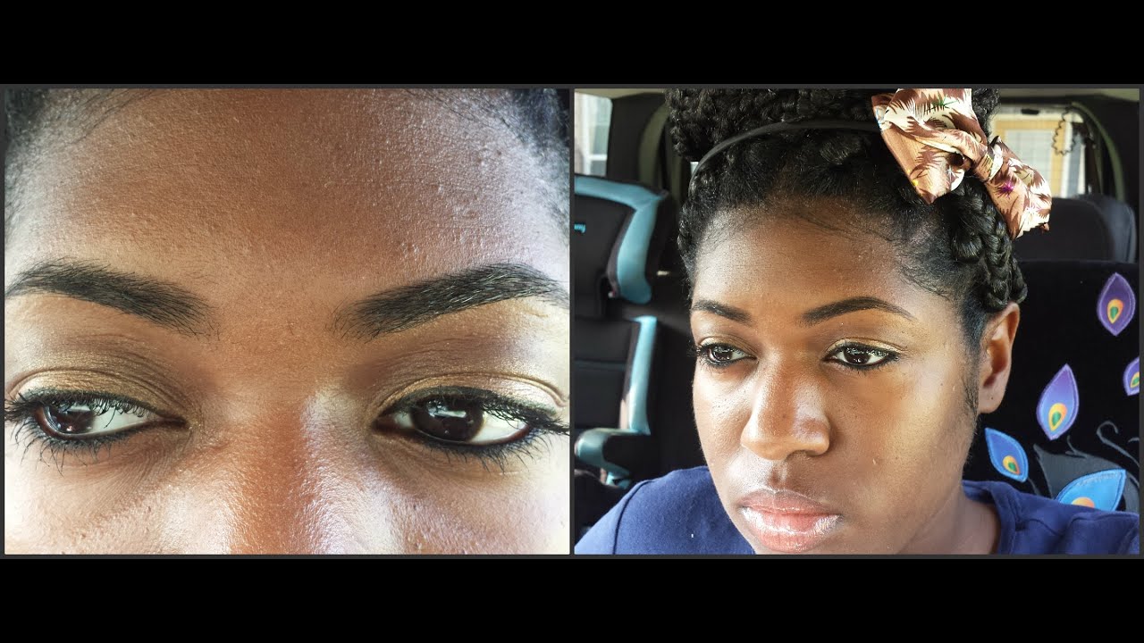 Simple Easy Daytime Eye Makeup For Dark Skin YouTube