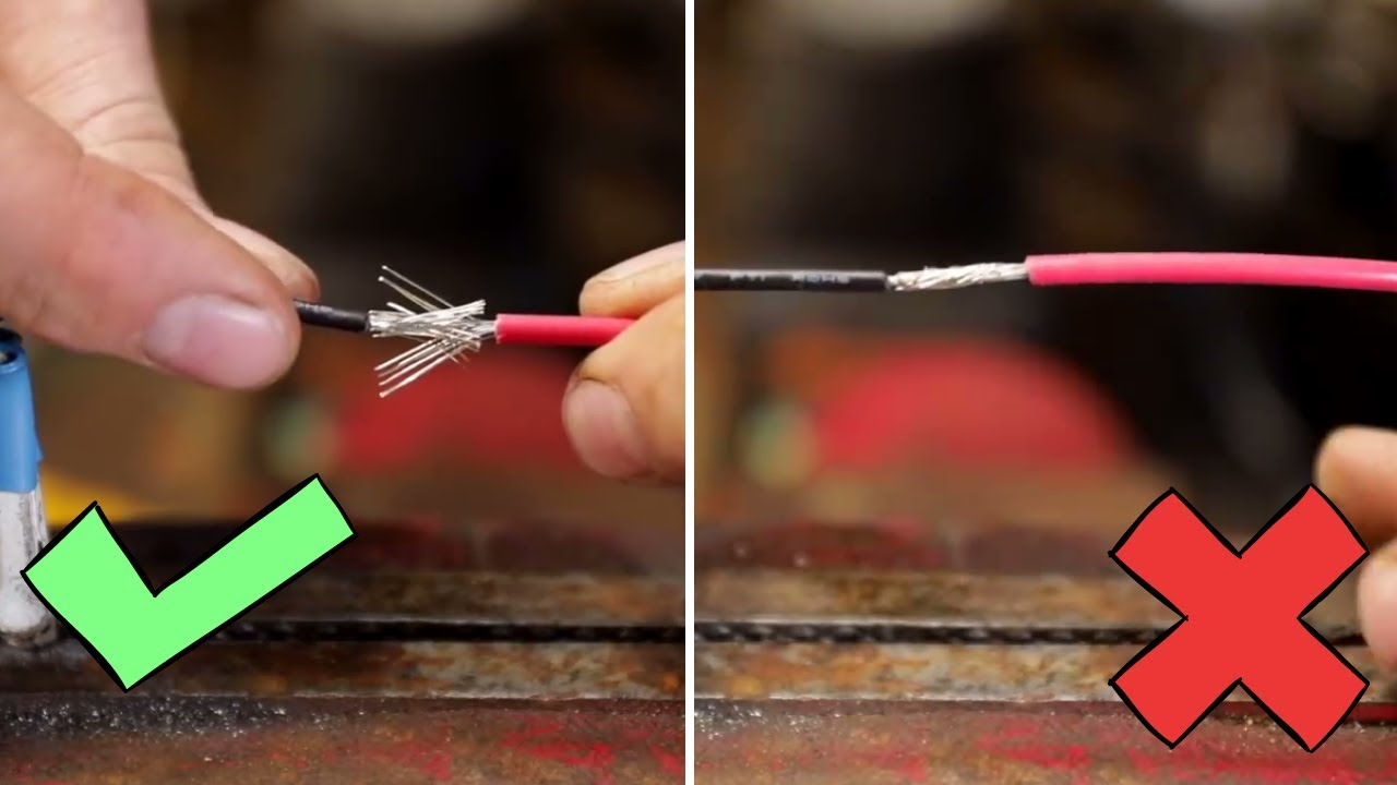 How to Solder Wires like A Pro - Wire Soldering Techniques - YouTube