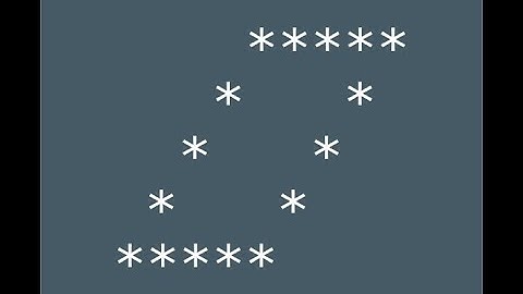 Rhombus hollow star pattern in c| Rhombus pattern in c| Star pattern in c
