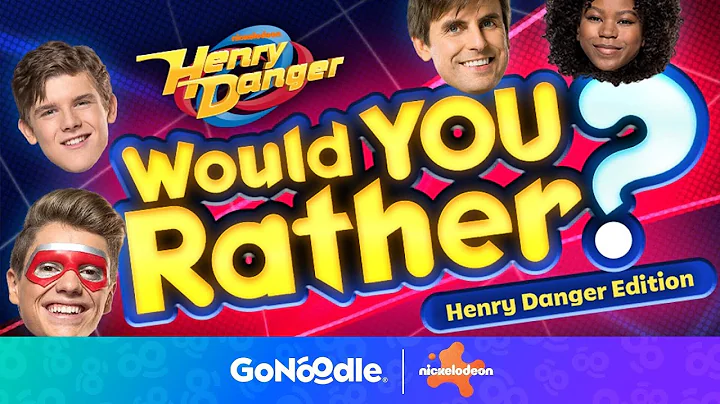 Would You Rather: Nickelodeon's Henry Danger Edition | GoNoodle + Nickelodeon | Dance Videos