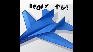 Epic paper jet that really flies!How to make F-14 Tomcat designed by Origami Master, Michael LaFosse