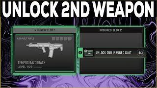 DMZ How To Unlock Second Insured Weapon Slot Season 4 | DMZ Guide