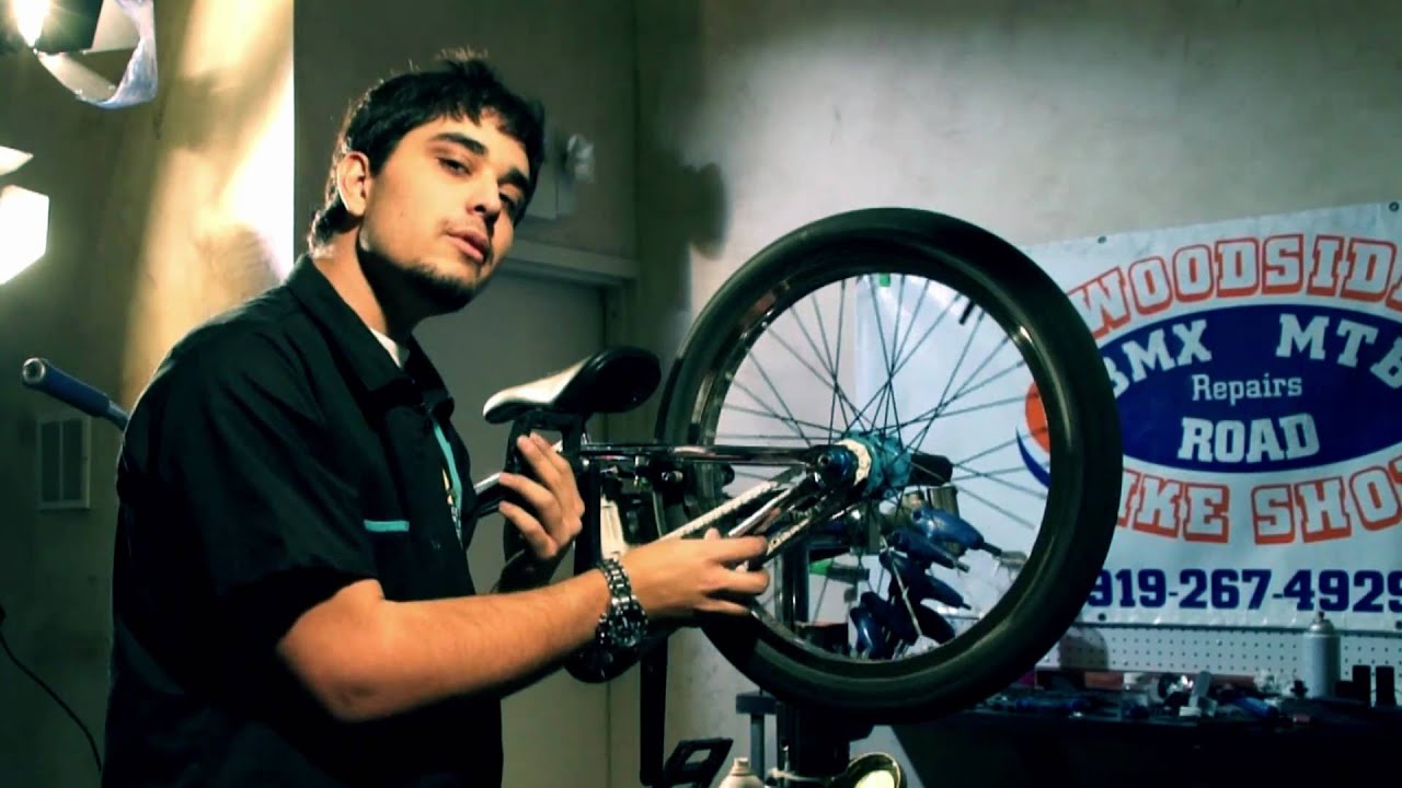 How to fix your bike install a new chain BMX - YouTube