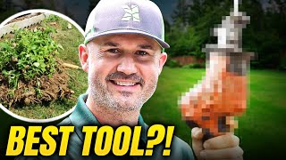 100% Absolutely The EASIEST WAY to Remove Bushes & Shrubs | With What Tool? You'll Never Guess !