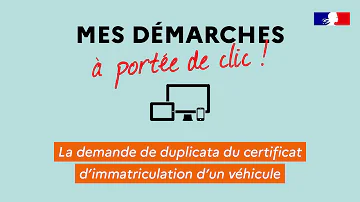 Où faire la déclaration de perte de carte grise ?